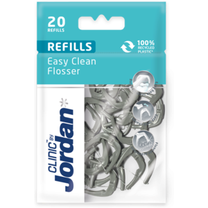 Clinic by Jordan Easy Clean Flosser Refill täyttöpakkaus 20 kpl