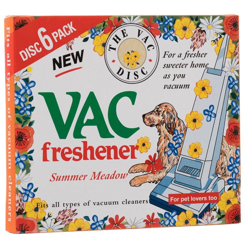 The Vac Disc Pet Lovers Vac Freshener Summer Meadow 6 kpl Ilmanraikastin