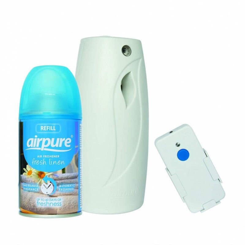 Airpure Air-Volution Remote Boost Fresh Linen 250 ml + 1 kpl Ilmanraikastin
