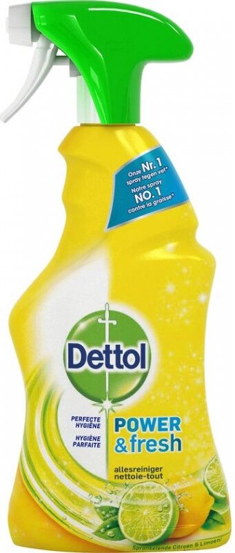 Dettol Multi-Purpose Power &amp; Fresh Cleaner Spray Lemon &amp; Lime 500 ml Pesuaine