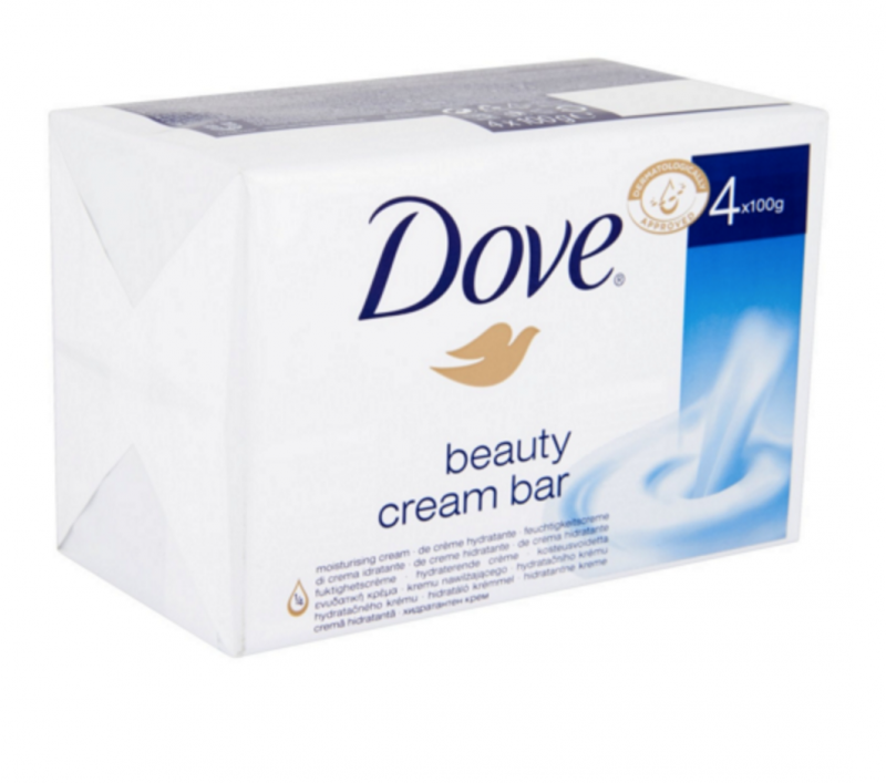 Dove Beauty Cream Soap Bar 4 x 100 g K&auml;sisaippua