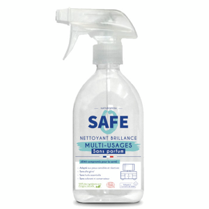Safe Spray Nettoyant Brillance Multi-Usages 500ml - Publicité