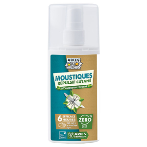 Aries Volants Moustiques Spray Répulsif Cutané 100ml - Publicité