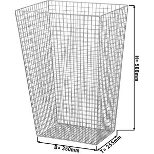 GGM GASTRO - AIR-WOLF Corbeille à déchets - 36L - Acier inoxydable