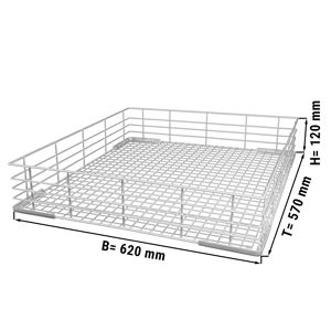 GGM GASTRO - Panier universel - 620x570x120mm