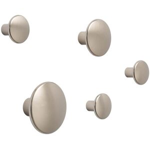 Muuto - Crochets muraux \"The Dots Metal\" set of 5, taupe - Publicité