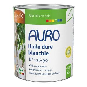 - Huile dure blanchie Classic n°126-90 0,75L pour sols en bois prêt à l'emploi