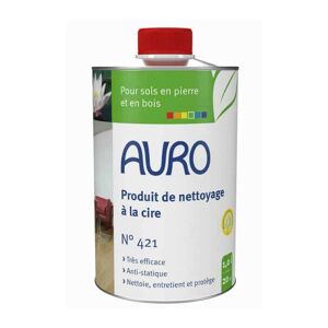 Produit de nettoyage à la cire Auro n°421 1L antistatique 3 en 1 - Publicité