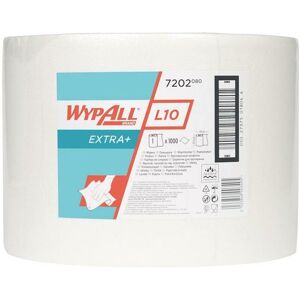 WYPALL Essuie-tout L10 EXTRA 7202 L380xl235env. mm blanc 1 couche, perforé - Publicité