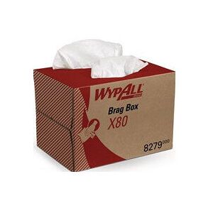 Essuie tout WypAll® X80 8279 L424xB282ca.mm blanc 1-couche Box WYPALL - Publicité