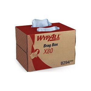 Essuie tout Wypall X80 8294 L427xB282ca.mm bleu 1-couche Wypall - Publicité