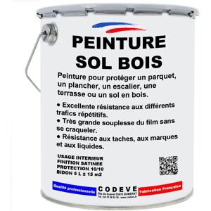 CODÈVE BOIS Peinture Sol Bois - 4x5 l - Codeve Bois - 3004 - Rouge pourpre - Rouge pourpre - Publicité