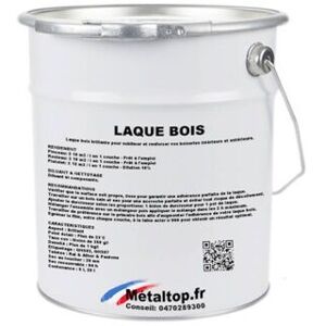 Laque Bois - Pot 5 l - 3004 - Rouge pourpre Metaltop Rouge pourpre - Publicité