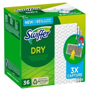 Swiffer - Lingettes sèches Dry - Boite de 36 - Publicité