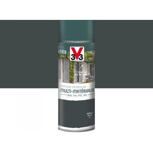 - Peinture aérosol Extérieur multi-matériaux anthracite satiné, 0.4 l