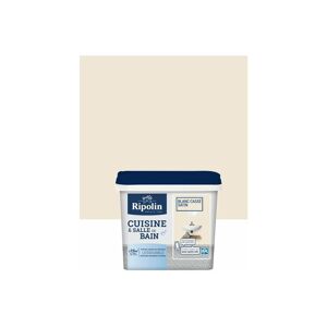 Ripolin - Peinture Mur Cuisine Et Bain Blanc Cassé Satiné 0.75 l - Publicité