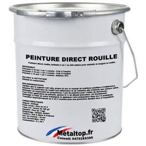 Metaltop - Peinture Direct Rouille - Pot 25 l - 7016 - Gris anthracite Gris anthracite - Publicité