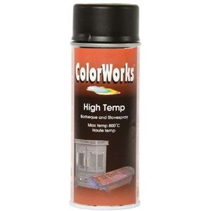 - Peinture Haute Temperature Noire 400ml Noir