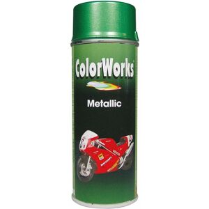 - Peinture métallisée aérosol 400ml metal vert - Vert