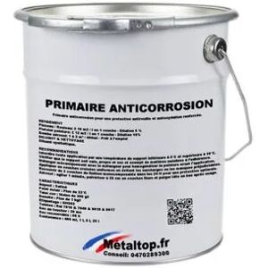 Metaltop - Primaire Anticorrosion - Pot 25 l - 7016 - Gris anthracite Gris anthracite - Publicité