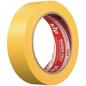 - Ruban de recouvrement 3308 washi-tec® Premium Plus Goldkrepp® lisse jaune longueur 50 m largeur 30 mm