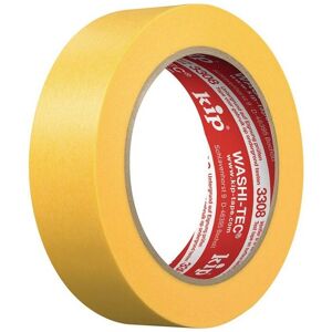 - Ruban de recouvrement 3308 washi-tec® Premium Plus Goldkrepp® lisse jaune longueur 50 m largeur 18 mm