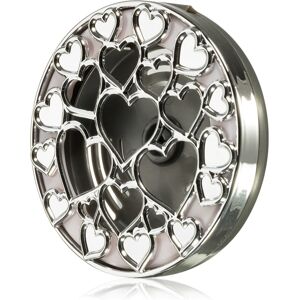 Bath & Body Works Silver Hearts support de désodorisant pour voiture, sans recharge à suspendre 1 pcs