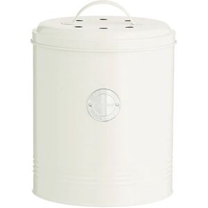 Seau a compost 2,5 L Blanc casse Typhoon [Bois]