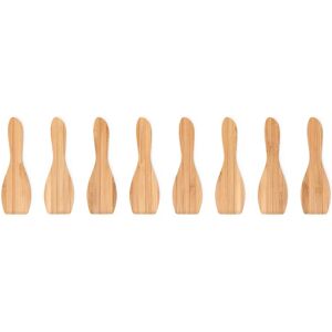 Set de 8 spatules a raclette en bambou Pebbly [Bleu]