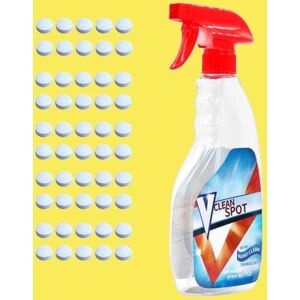 Produit De Nettoyage Multifonctionnel - VClean Spot™ - 50 pcs + Bouteille Rouge - Publicité