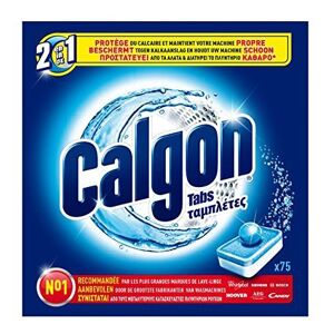 Calgon Pack De 75 Anti Calcaire Tabs 2 En 1 Protection Et Propret - Publicité