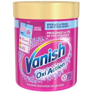 LOT DE 3 - VANISH - Oxi Action Poudre Booster De Lavage Détachant Textile - pot de 470 g