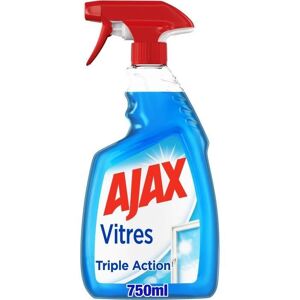 AJAX Produit Nettoyant Vitres Triple Action Spray - 750 ml - Publicité