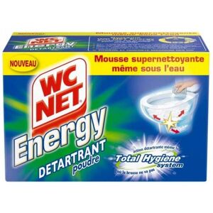 Détartrant Poudre WC NET Energy - 6 sachets 60g