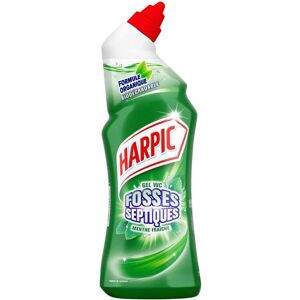 LOT DE 5 - HARPIC Gel WC Fosses Septiques Menthe - 750 ml