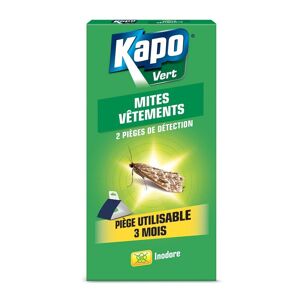 Pièges à mites pour vêtement Kapo vert (x 2) - Publicité