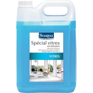 Nettoyant spécial vitres anti-traces à l'alcool Starwax 5L - Publicité