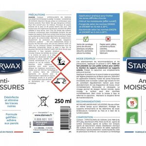 Anti-moisissures Gel Starwax brosse intégrée 250ml - Publicité