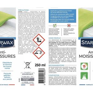 Anti-moisissures Gel Starwax brosse intégrée 250ml - Publicité