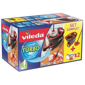 Vileda Balai Lave Sol Avec Seau 8l 1052218 Easy Wring & Clean Turbo - Publicité
