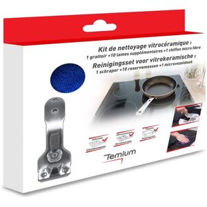 Produits d'entretien maison Temium Kit de nettoyage pour plaque vitrocéramique et plaque induction - Publicité