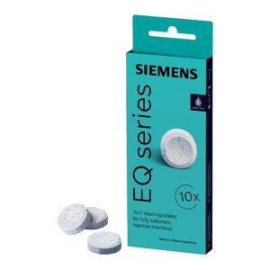 Siemens Tablettes de Nettoyage TZ80001B  - 10 tablettes pour machines espresso EQ.series