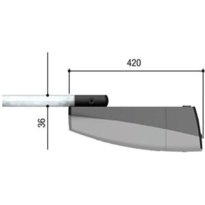 MERCIER OUTILS ET MANCHES AFA10069 Balai Coco Evolution 29 cm Mercier sans manche-841 - Publicité