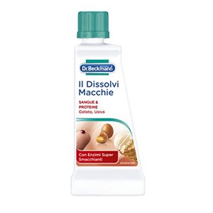 Beckmann Le Dissolvi Taches Sang & Protéines   Le détachant spécifique pour éliminer les taches difficiles telles que le sang, la crème glacée et le   50 ml - Publicité