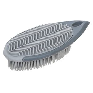 5 five simply smart Atmosphera Brosse Double Face 17 x 8 x 3 cm Gris - Publicité