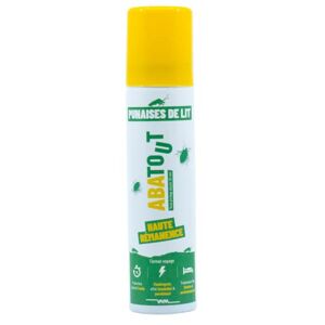 ABATOUT Anti-Punaises de Lit 110 ml Format de poche spécial voyage efficace sur acariens et gale traitement des matelas - Publicité