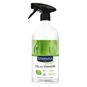 STARWAX SOLUVERT Gel au Vinaigre 14° 1L Idéal pour Détartrer et Faire Briller les Surfaces Verticales ou Horizontales Ecocert - Publicité