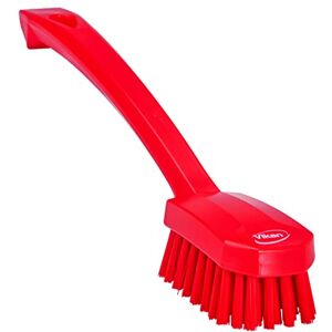 Vikan Hygiène Brosse à Vaisselle Universelle Fibres Moyennes Rouge - Publicité