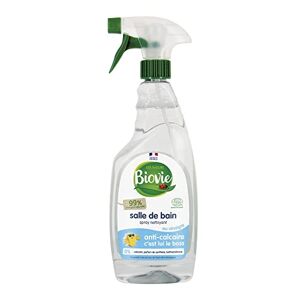 Biovie Spray nettoyant salle de bain au vinaigre Nettoyants multi-usages et désodorisant Ecodétergent Spray de 750ml - Publicité