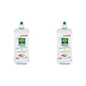 L'Arbre Vert Liquide Vaisselle Mains Amande Douce/Fleurs d'Abricotier Hypoallergénique, 750ml (Lot de 2) - Publicité